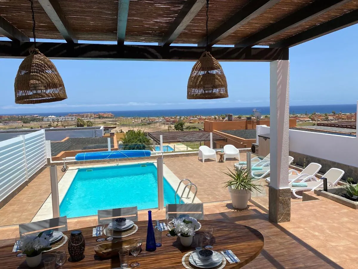 Casa Blanca - Sea Views - Private Pool - Wifi - Bbq Villa Caleta De Fuste