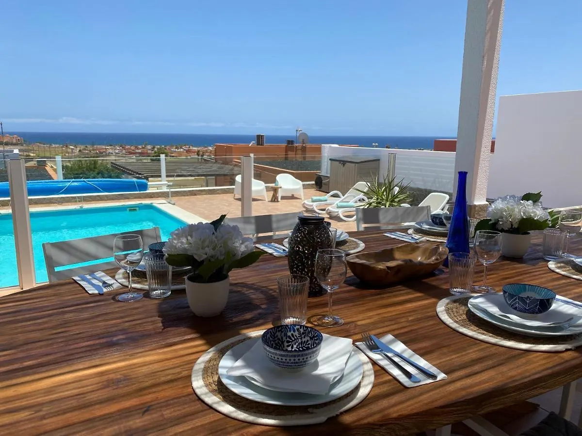 Vila Casa Blanca - Sea Views - Private Pool - Wifi - Bbq Caleta De Fuste 0*,